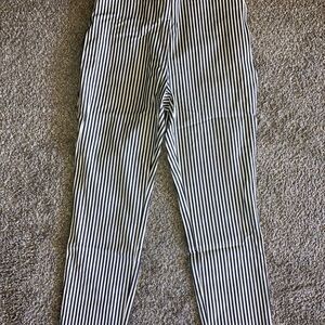 A New Day Black and White Striped Trousers